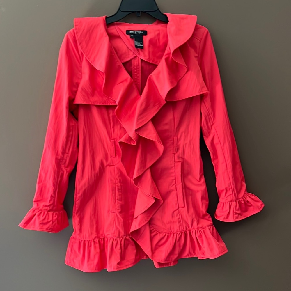 Etcetera Ruffled Jacket size 4